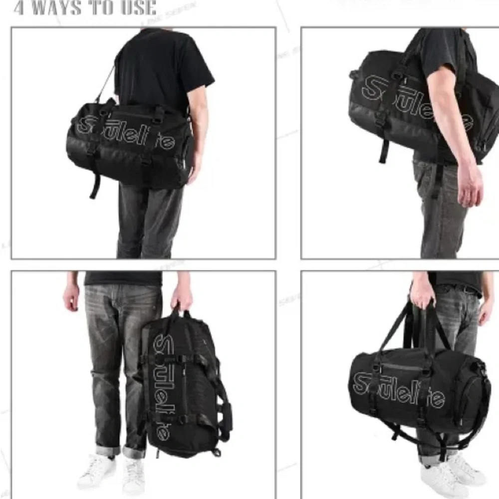 Soulelite Black Duffel Bag
